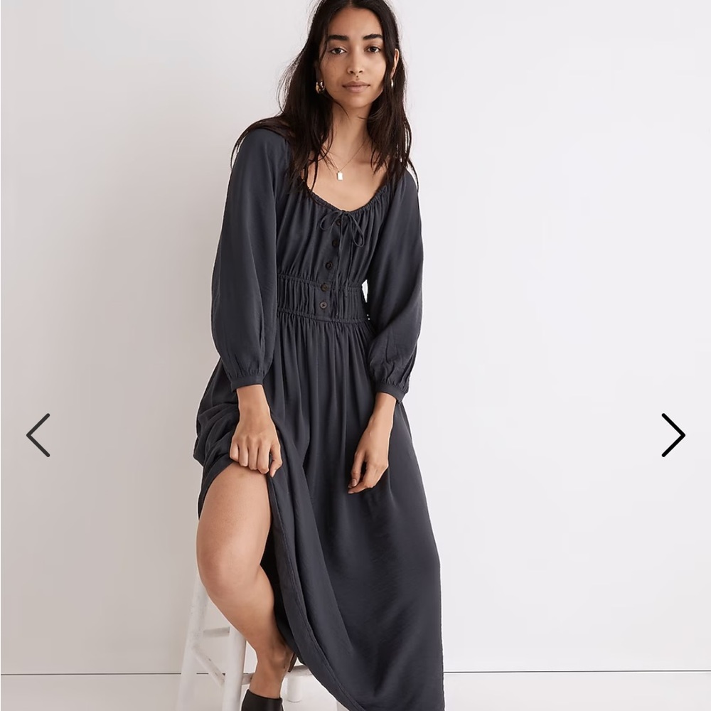 Madewell Sophia Dress in Navy